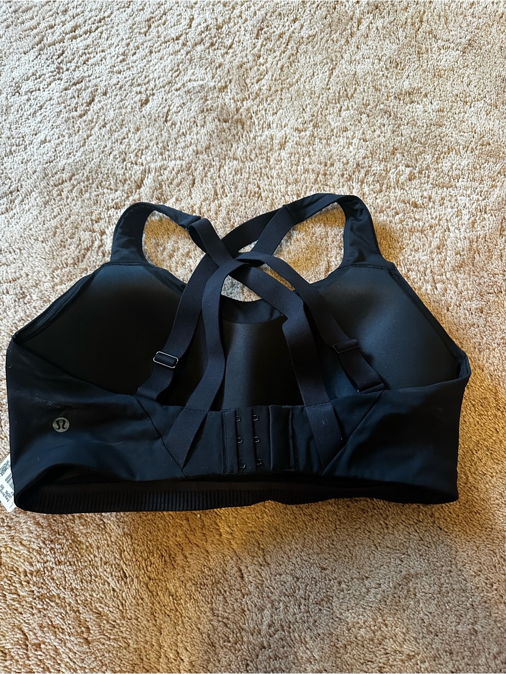 lululemon athletica Black Cross-Back Sports Bra - Picture 2 of 4